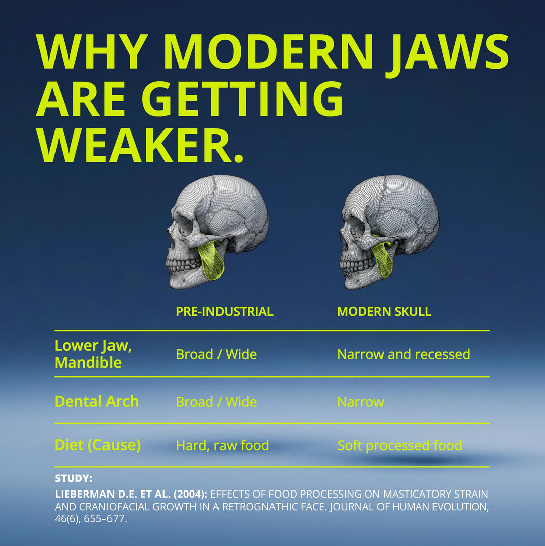 Jawliner Hard Jawline Gum, Blueberry, 40 Count