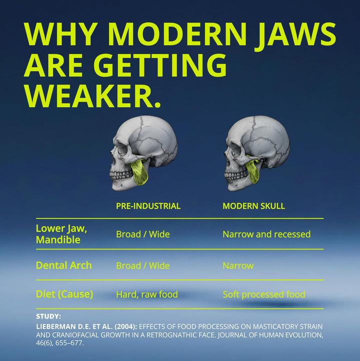 Jawliner Hard Jawline Gum, Blueberry, 40 Count