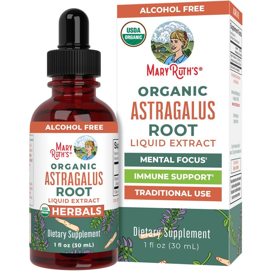 MaryRuth Organics Astragalus Root Liquid Drops, 1 fl oz