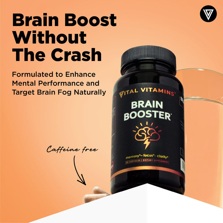 Vital Vitamins Brain Supplement And Nootropics Booster