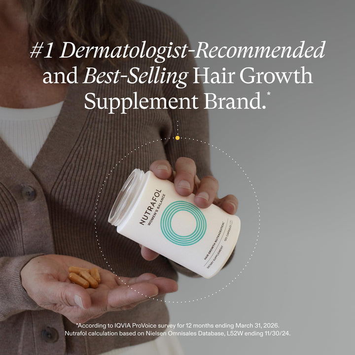 Nutrafol Women's Balance Hair Growth Supplements, Ages 45 and Up, 1 Count