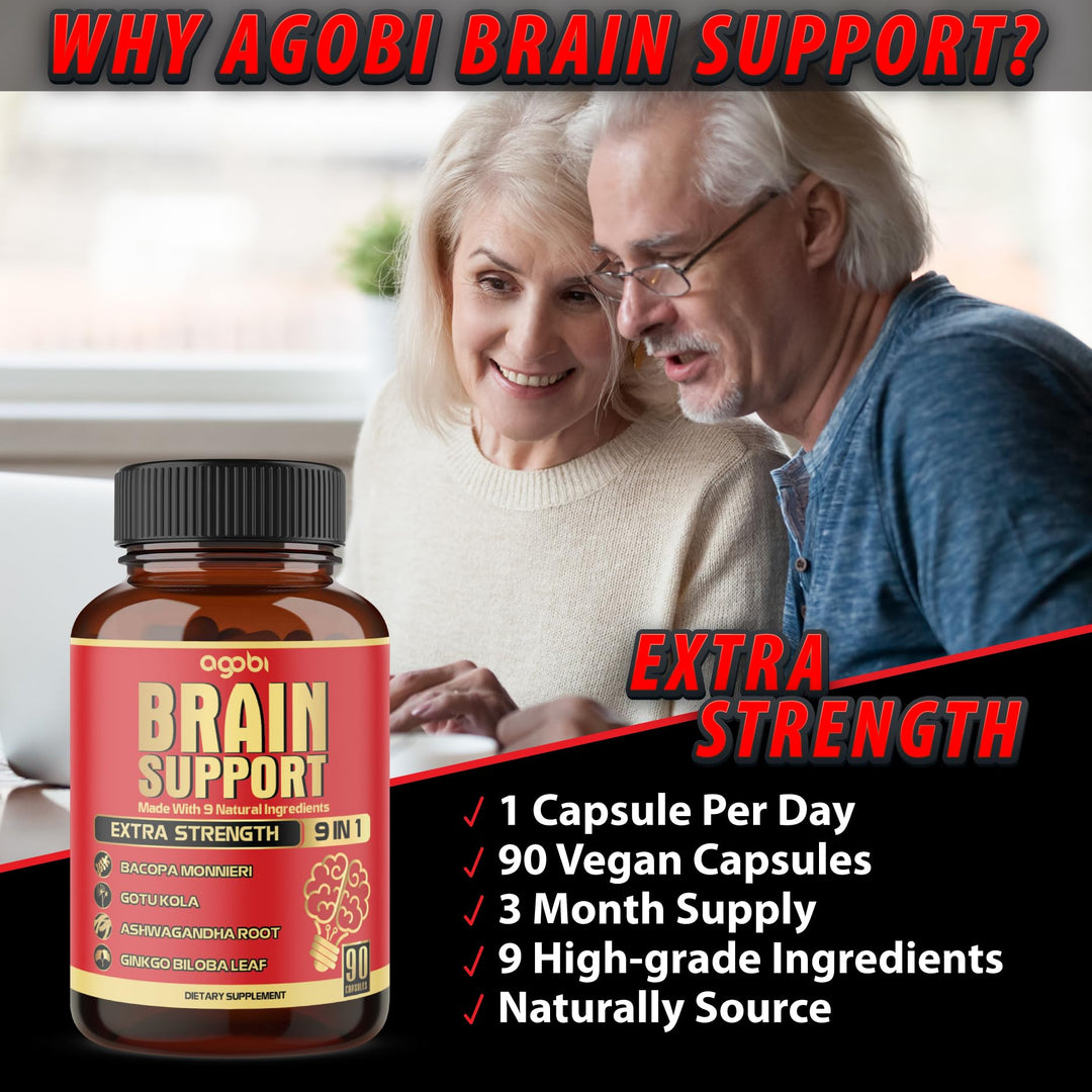 agobi Brain Support Supplement, 90 Count