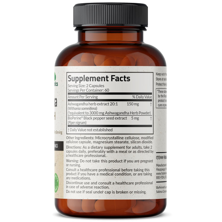 Futurebiotics Ashwagandha Extra Strength 3000 mg, 120 Count