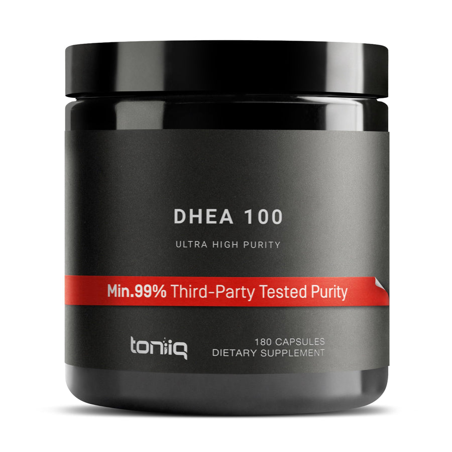 Toniiq DHEA 100 mg Capsules, 180 Count