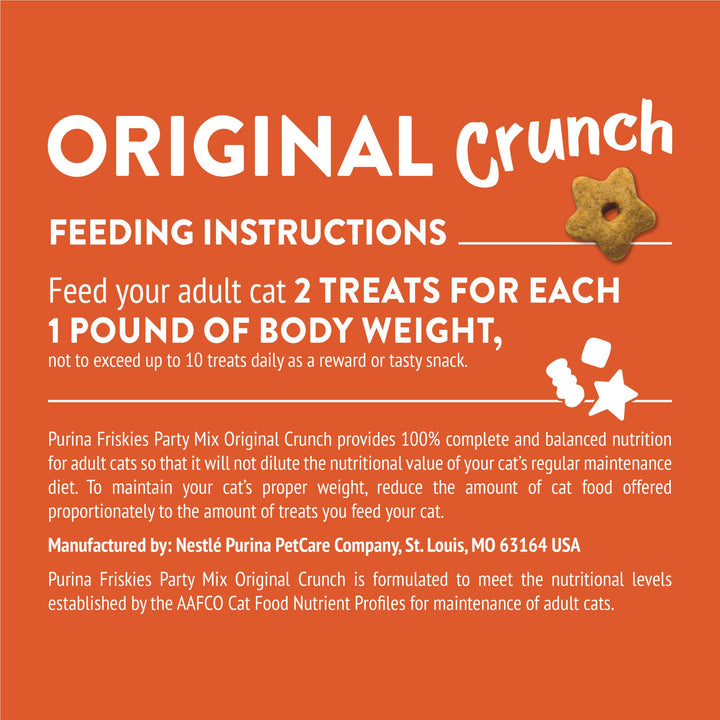 Friskies Party Mix Original Crunch Cat Treats, 30 oz
