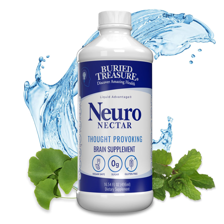 Buried Treasure Neuro Nectar Memory and Mental Focus Supplement, 16 oz