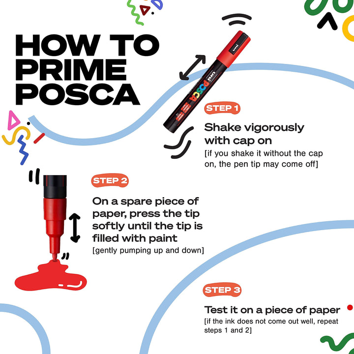 POSCA Marker 1M, White