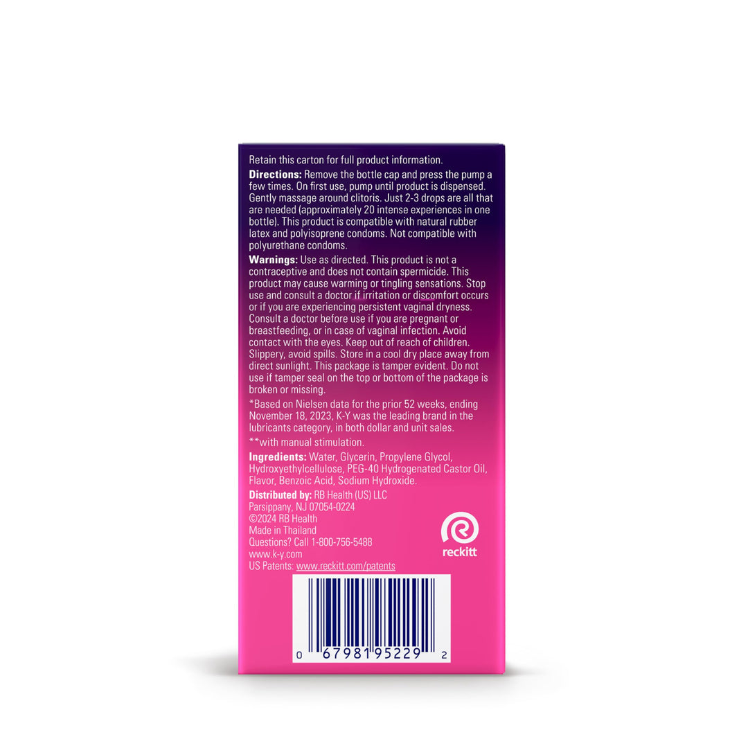 K-Y Intense Pleasure Gel, 0.34 fl oz