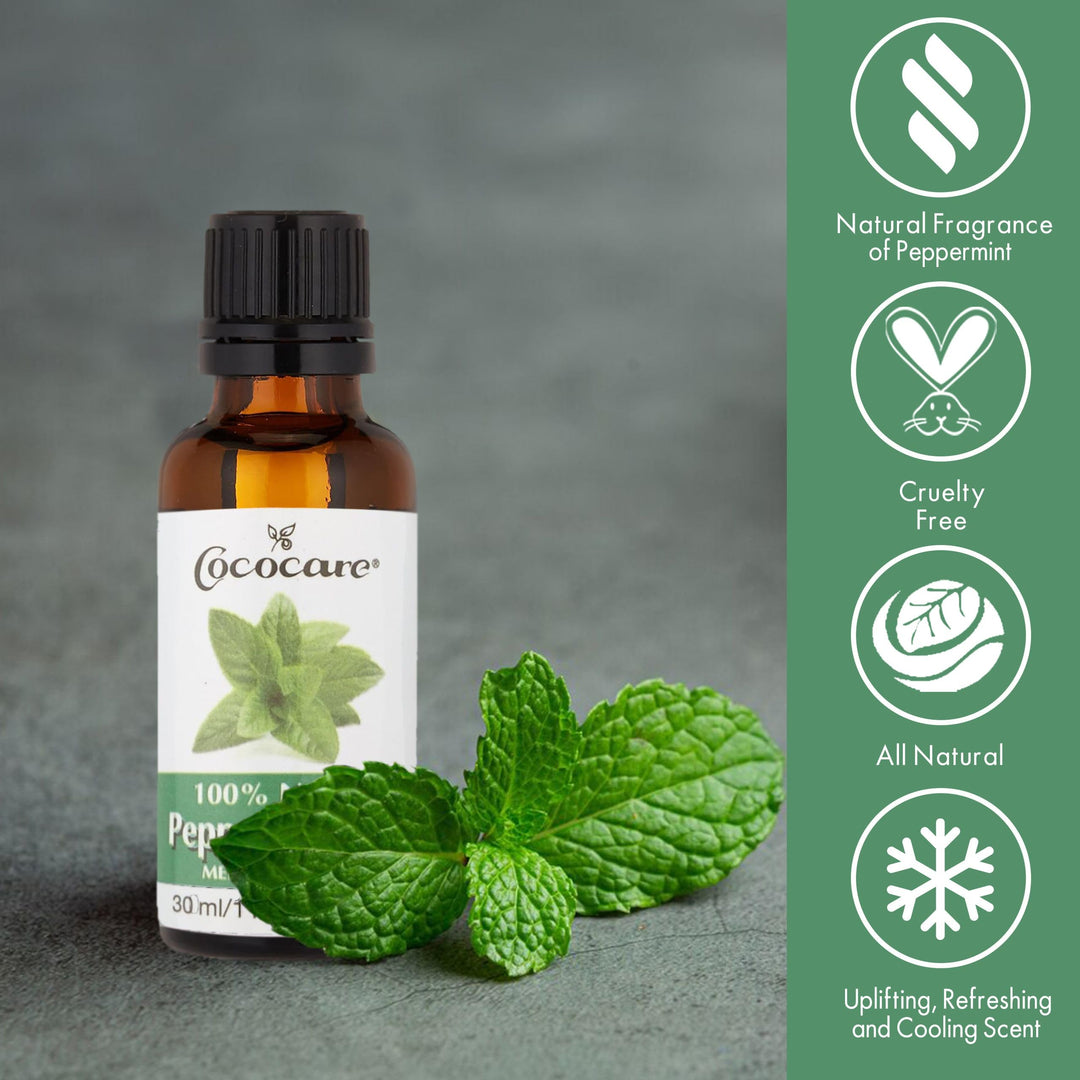 Cococare Peppermint Massage Oil, 1 fl oz