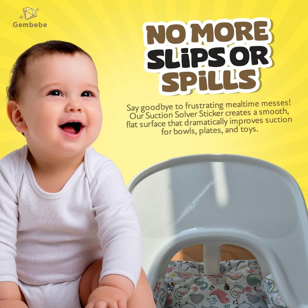 Gembebe Suction Solver Sticker, Peanut Shape, 2 Count