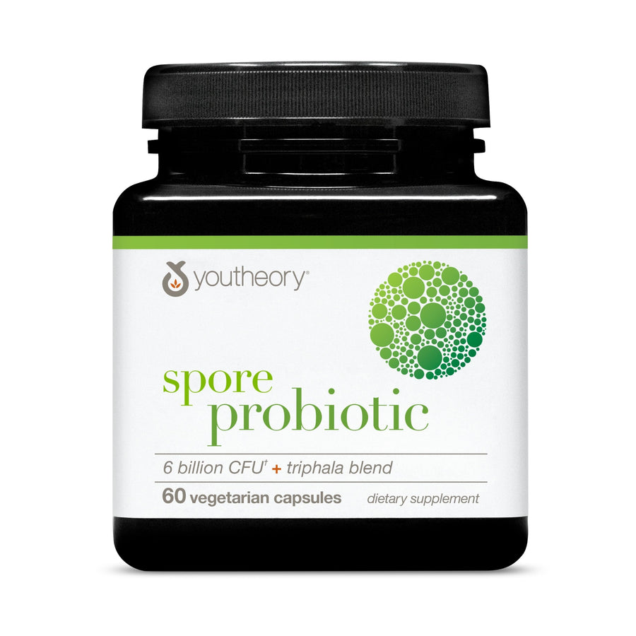 Youtheory Spore Probiotic Advanced, Black, 60 Count