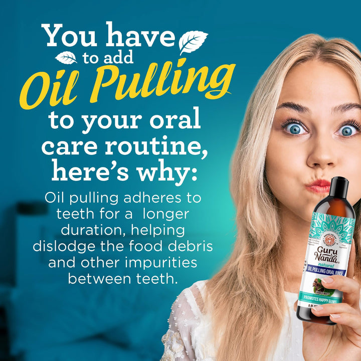 GuruNanda Coconut Oil Pulling, Mickey D, 8 fl oz