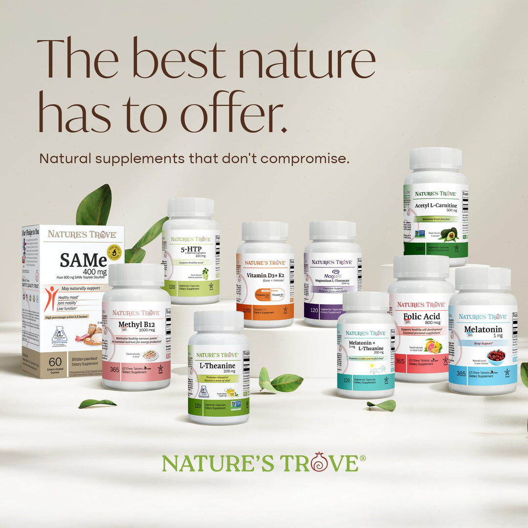 Natures Trove SAM-e Caplets, 400mg, 90 Count