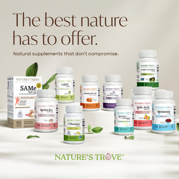 Natures Trove SAM-e Caplets, 400mg, 90 Count