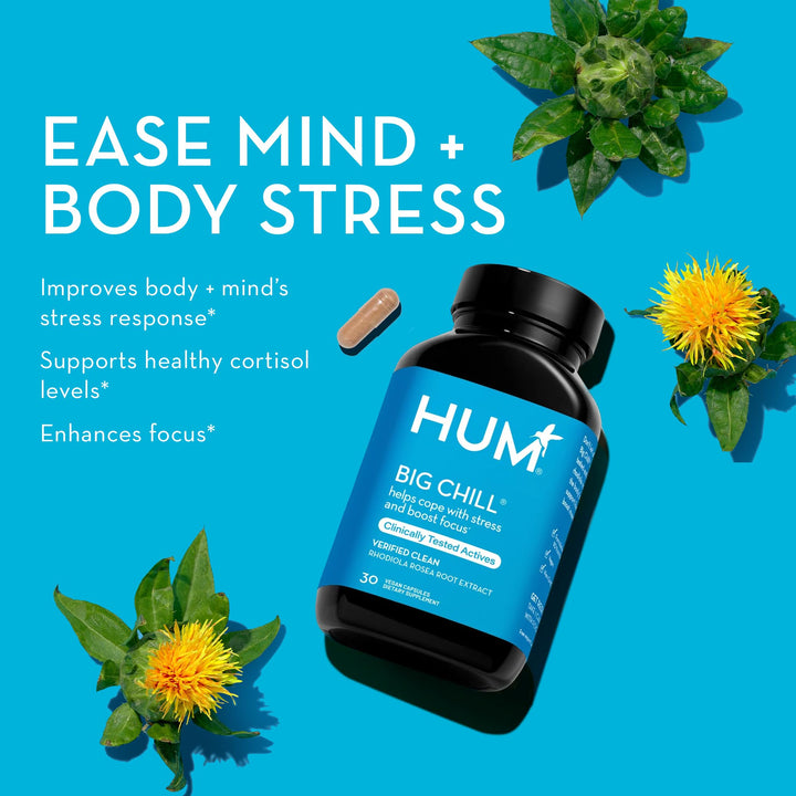 HUM Big Chill Rhodiola Rosea 500 mg, 30 Count