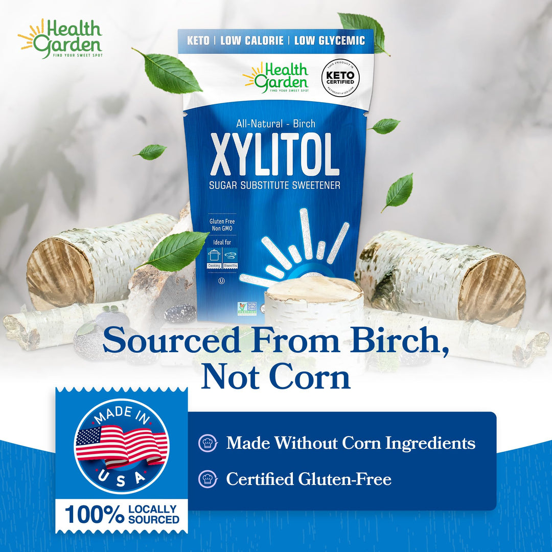 Health Garden Birch Xylitol Sweetener, 1 lb