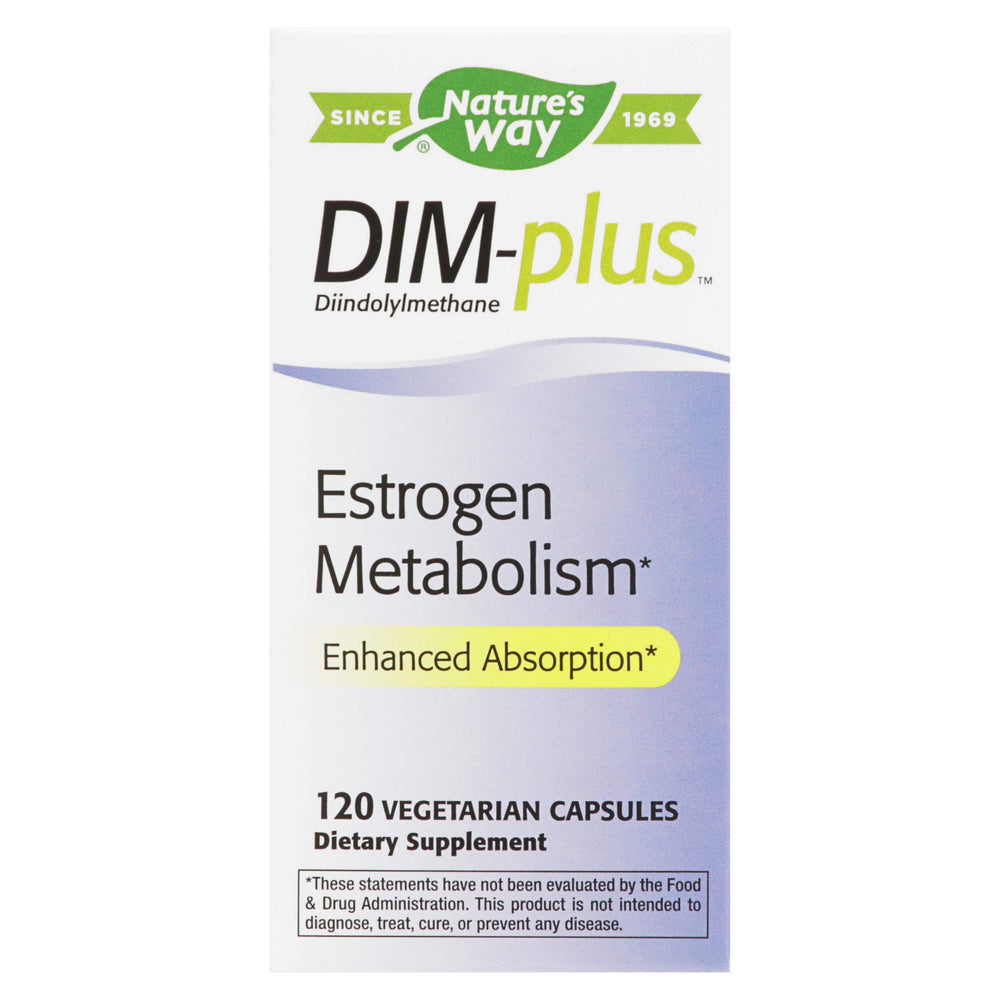 Nature's Way Dim-Plus Estrogen Metabolism Formula, 120 Count