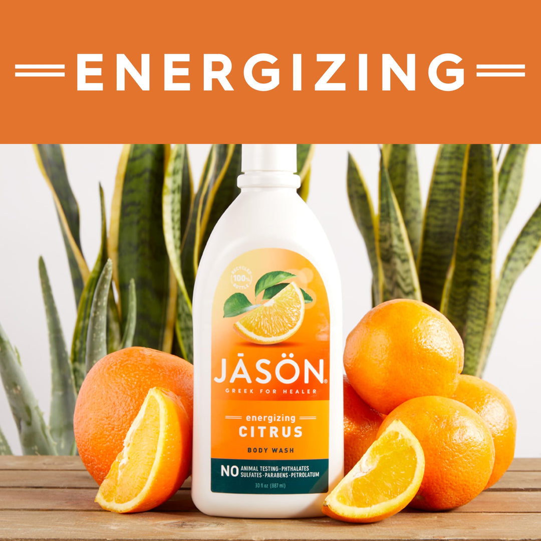 JASON Citrus Energizing Body Wash, 30 fl oz