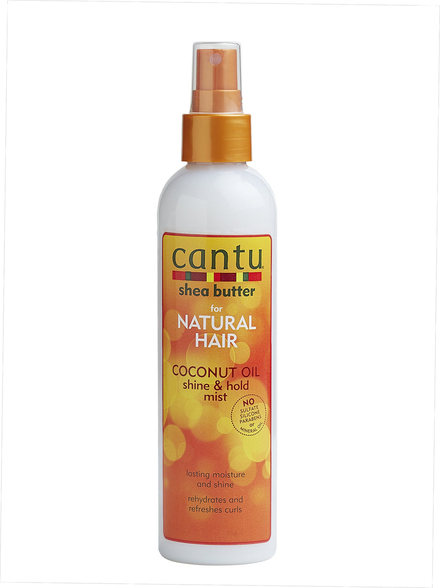 Cantu Shea Butter Coconut Oil Shine And Hold Mist, 8 fl oz
