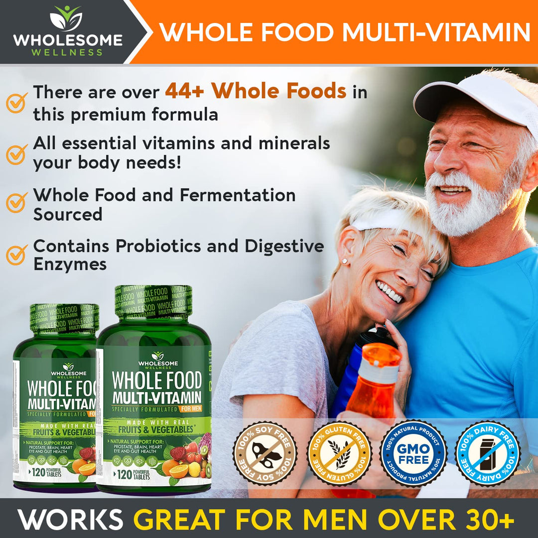 Wholesome Wellness Whole Food Multivitamin, 120 Count