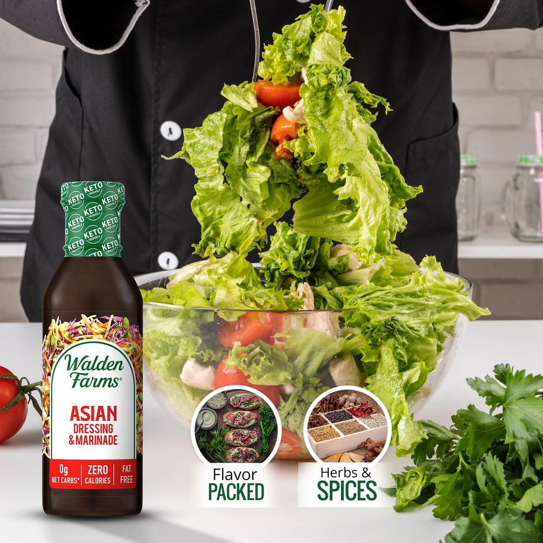 Walden Farms Dressing, Asian, 12 fl oz