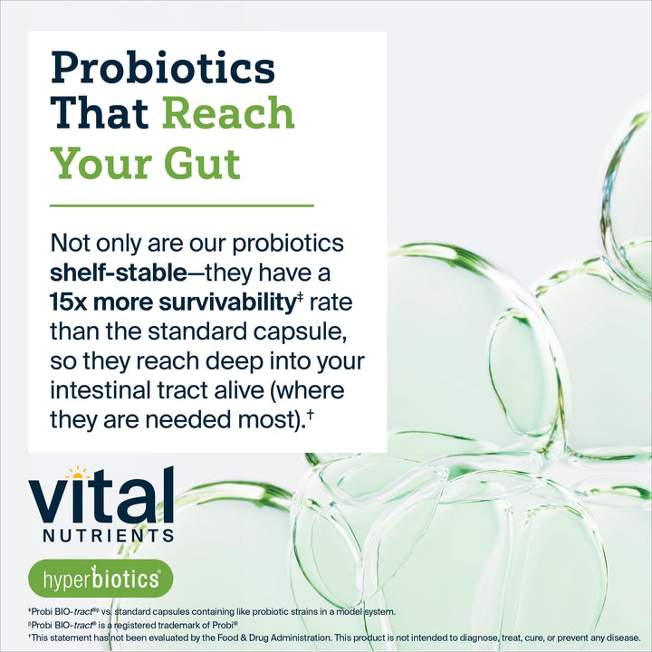 Hyperbiotics Vital Nutrients Pro-15 Pre & Probiotics, 60 Count
