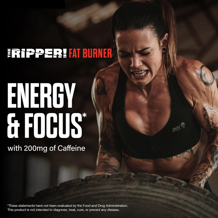 JNX SPORTS The Ripper Thermogenic Fat Burner, Watermelon Candy, 30 Servings