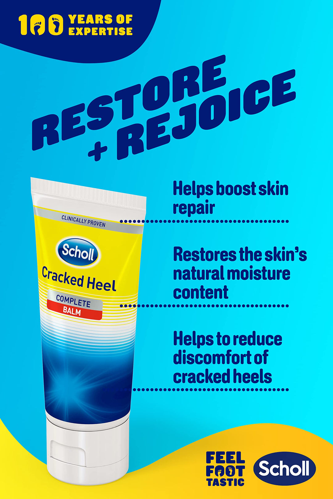 Dr. Scholl's Cracked Heel Repair Cream K+, 60 ml