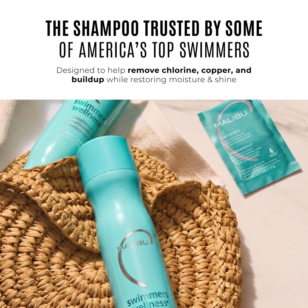 Malibu C Swimmers Wellness Clarifying Shampoo, 9 oz