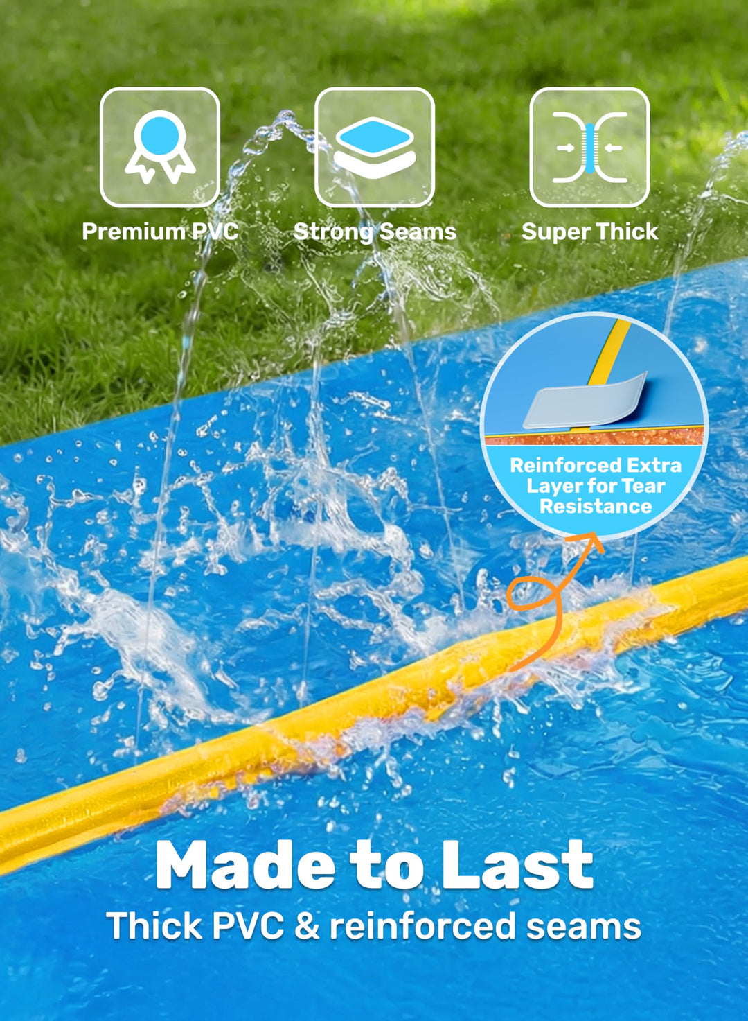 Sloosh Water Slide, 30 ft x 6 ft