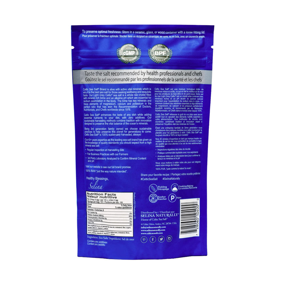 Celtic Sea Salt Light Grey Pou, 0.57 lb