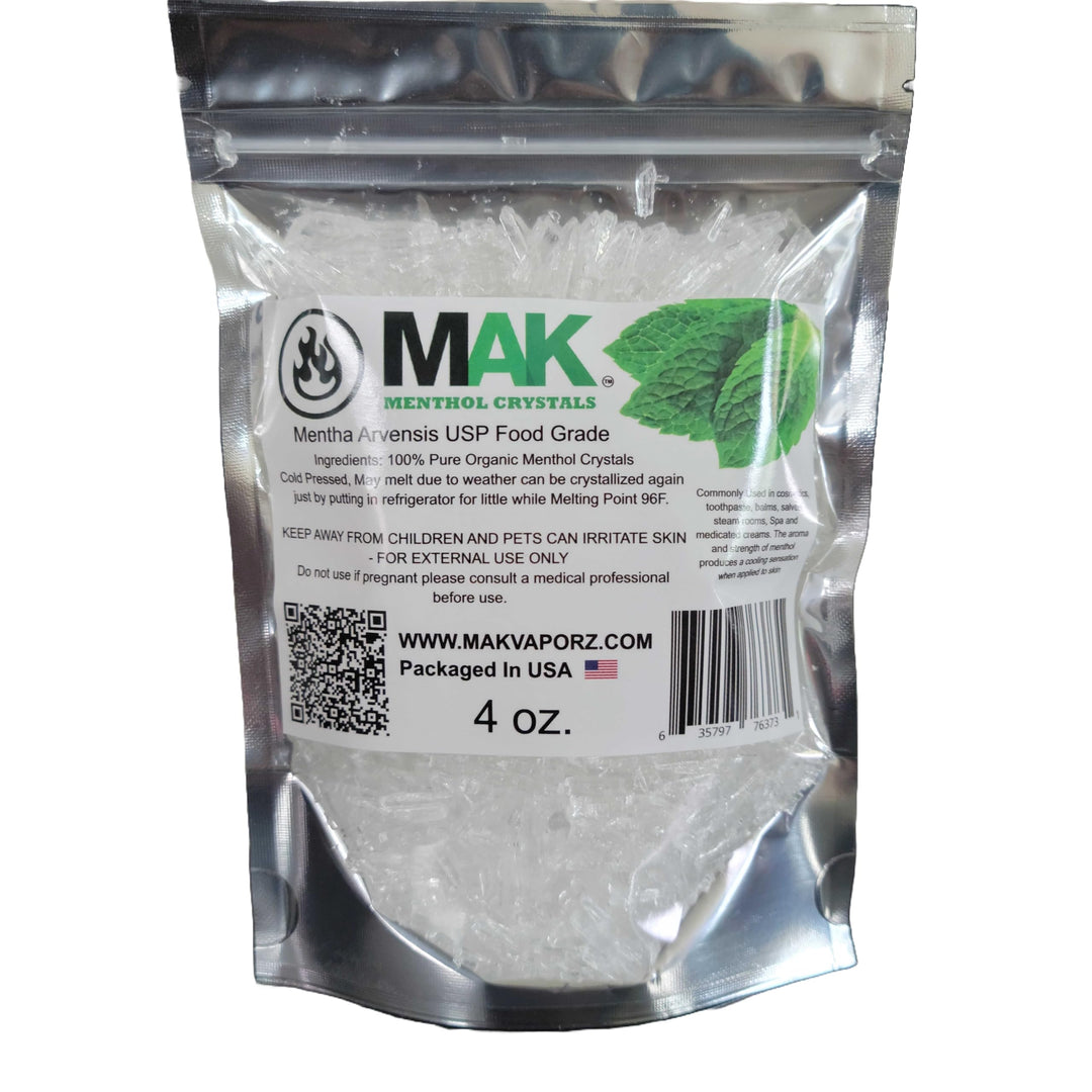 Mak Menthol Crystals, 4 oz