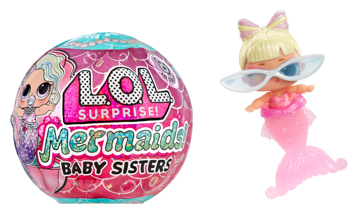 L.O.L. Surprise! Mermaids Baby Sisters Doll, Rosa