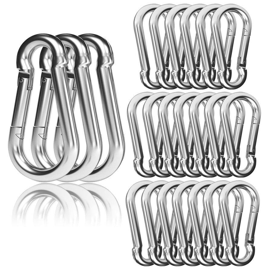 EPHECH Spring Snap Hook Carabiner, 30 Count