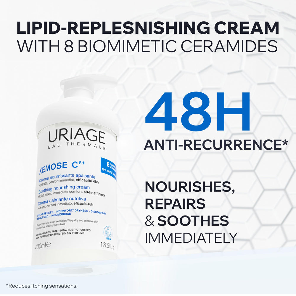Uriage Xemose Lipid Replenishing Anti Irritation Cream, 200 ml