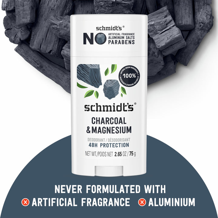 Schmidt's Deodorant, Charcoal & Magnesium, 2.65 oz