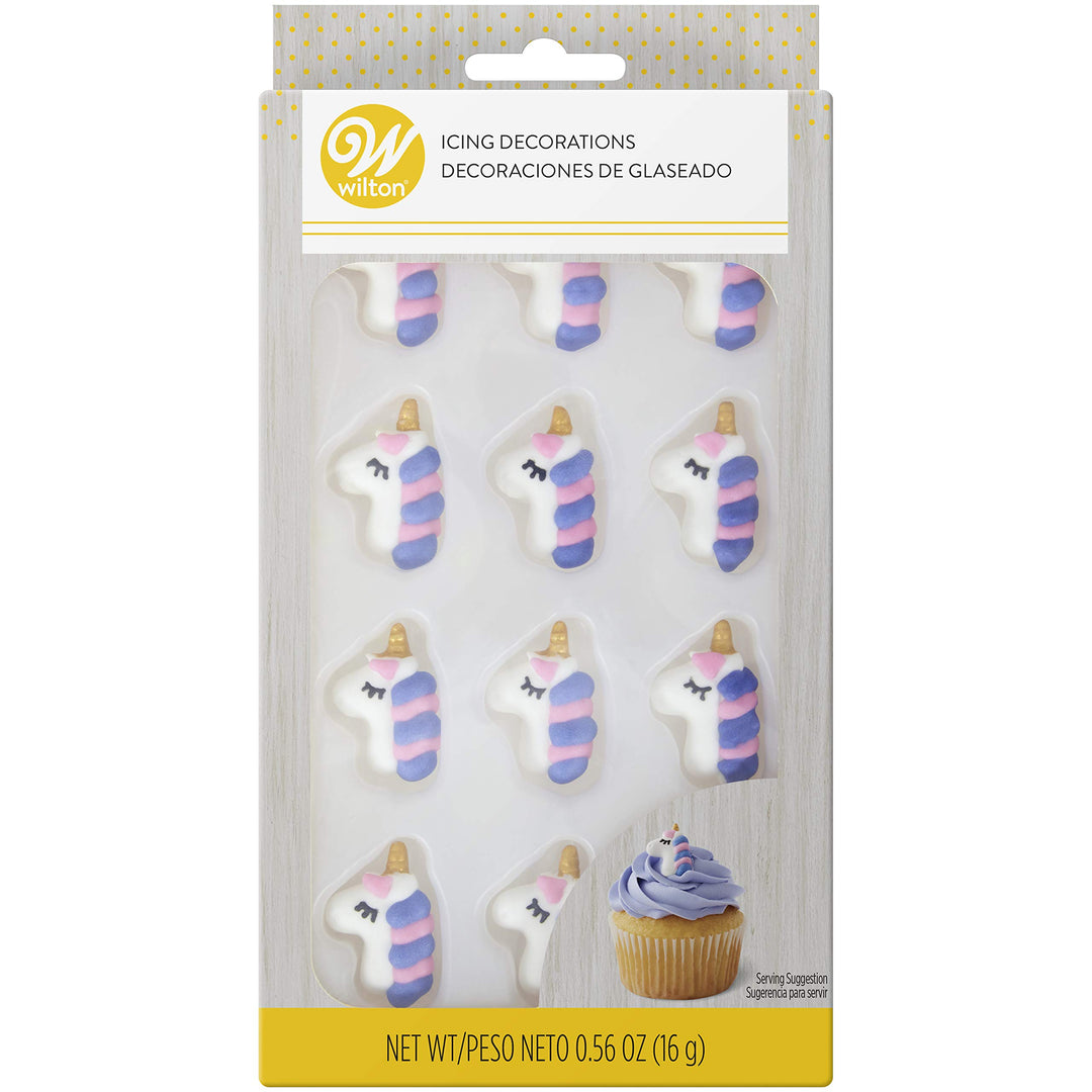 Wilton Unicorn Icing Decorations,