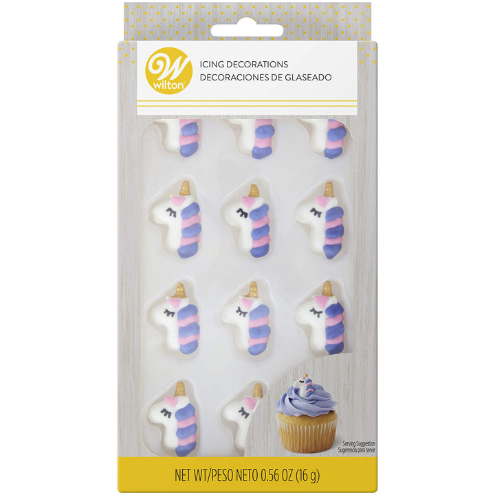 Wilton Unicorn Icing Decorations,