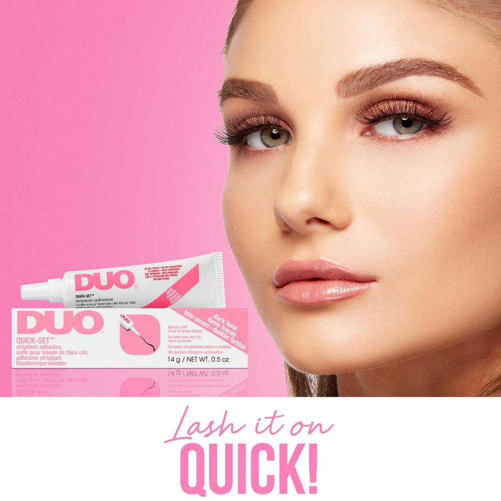 DUO Quick-Set Strip Lash Adhesive, Dark Tone, 0.5 oz