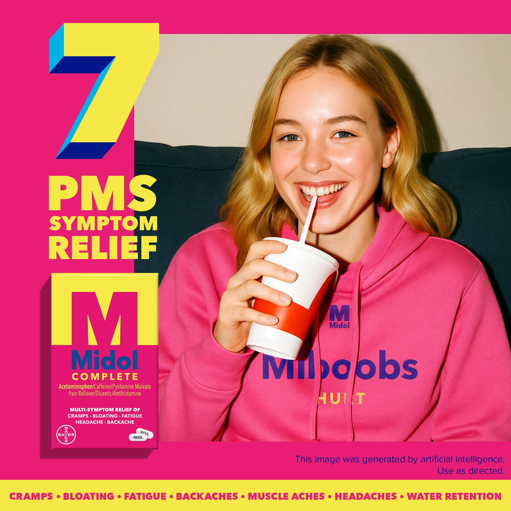 Midol Complete Multi-Symptom Relief Caplets, 40 Count