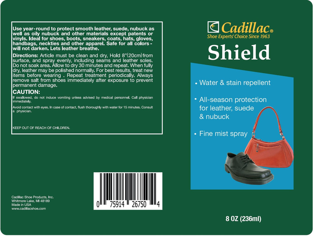 Cadillac Shield Water and Stain Protector Spray, 5.5 oz