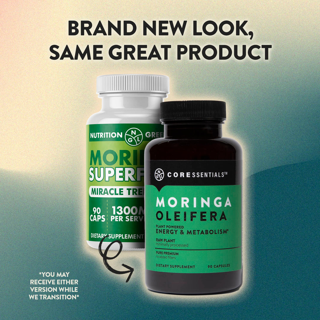 NGL Moringa Capsules, 1300 mg, 90 Count