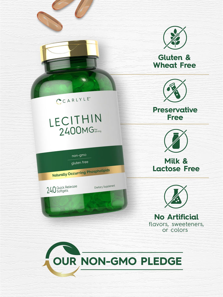 Carlyle Lecithin, 2400 mg, 240 Count
