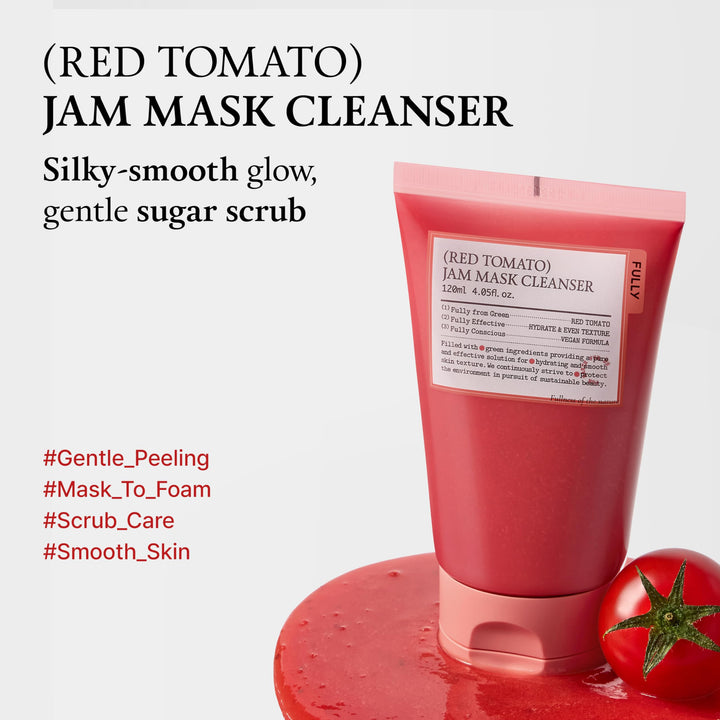 FULLY Red Tomato Jam Mask Cleanser, 4.05 fl oz