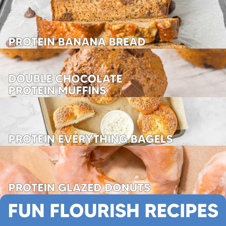 Flourish Protein Pancake & Waffle Mix, Vanilla, 16 oz