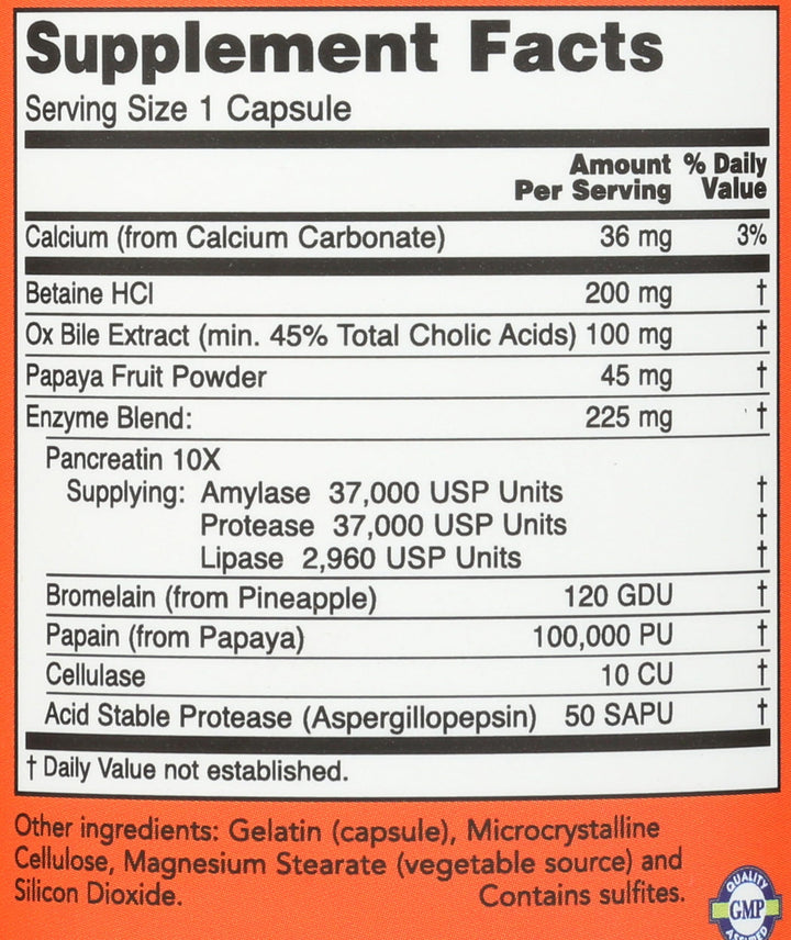 NOW Super Enzymes, 90 Count
