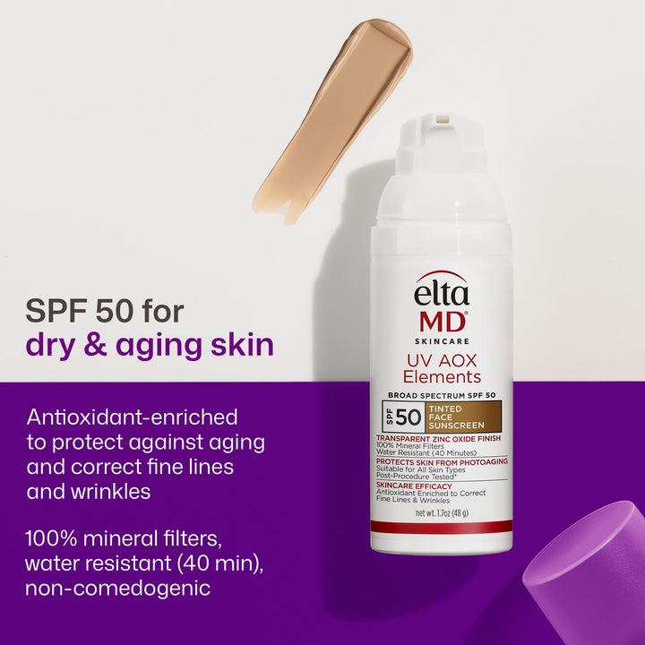 EltaMD UV Elements Tinted Face Moisturizer, SPF 44