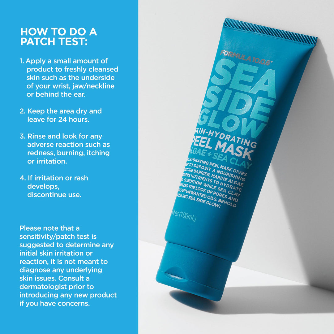Formula 10.0.6 Sea Side Glow Skin Hydrating Peel Mask, 3.4 fl oz