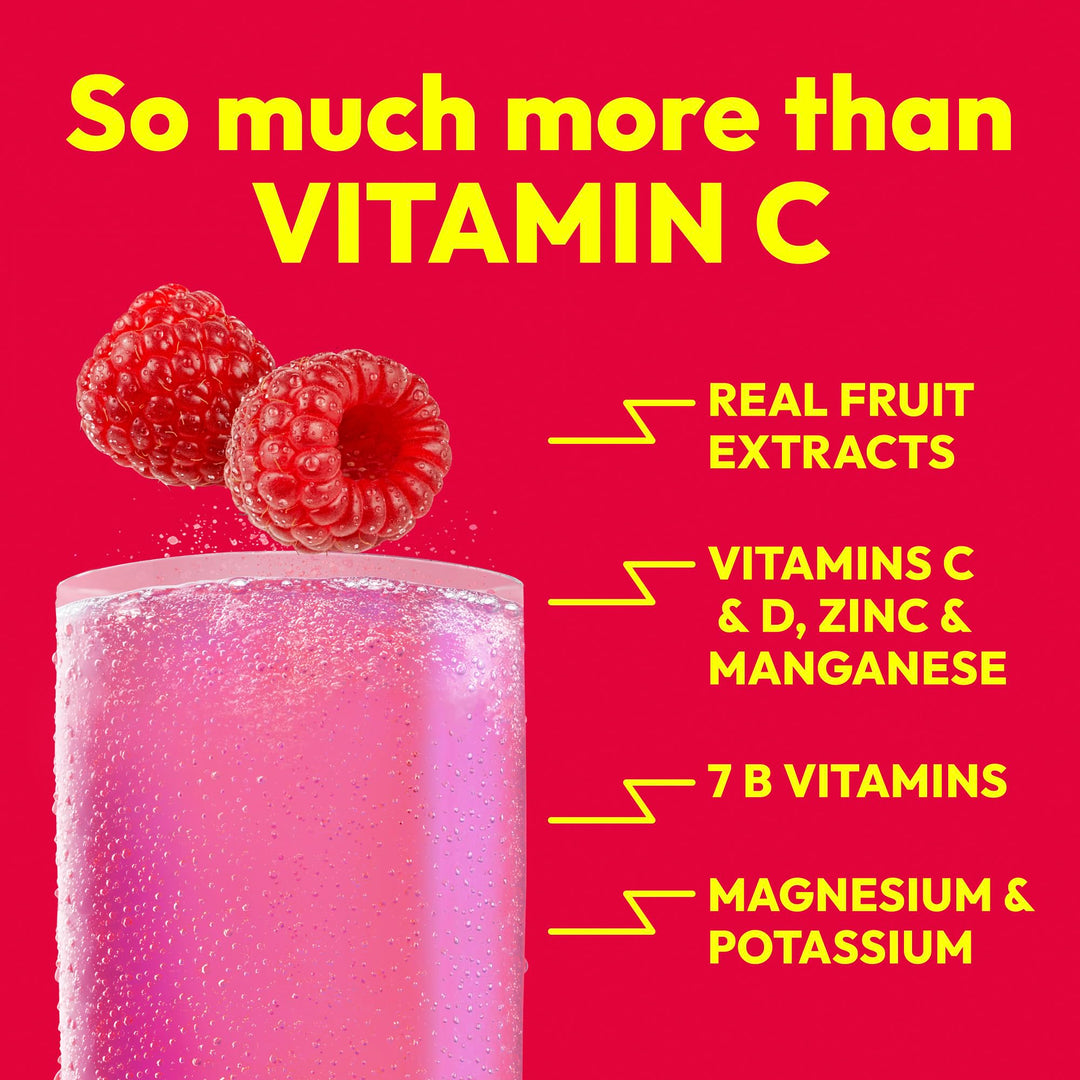 Emergen-C Raspberry, 30 Count, Pack of 2