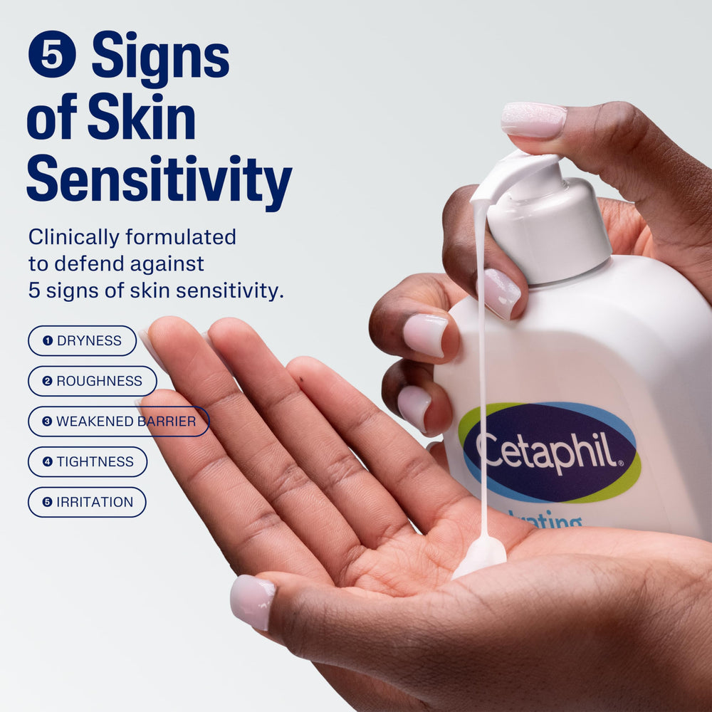 Cetaphil Cream To Foam Face Wash, Sensitive Skin, 16 oz
